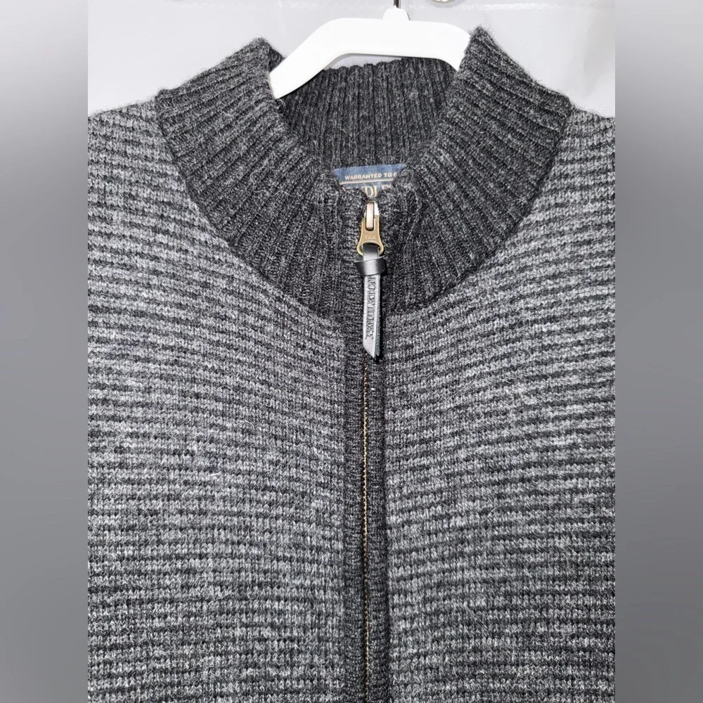 PENDLETON MEN'S SHETLAND COLLECTION FULL-ZIP SWEATER SIZE M